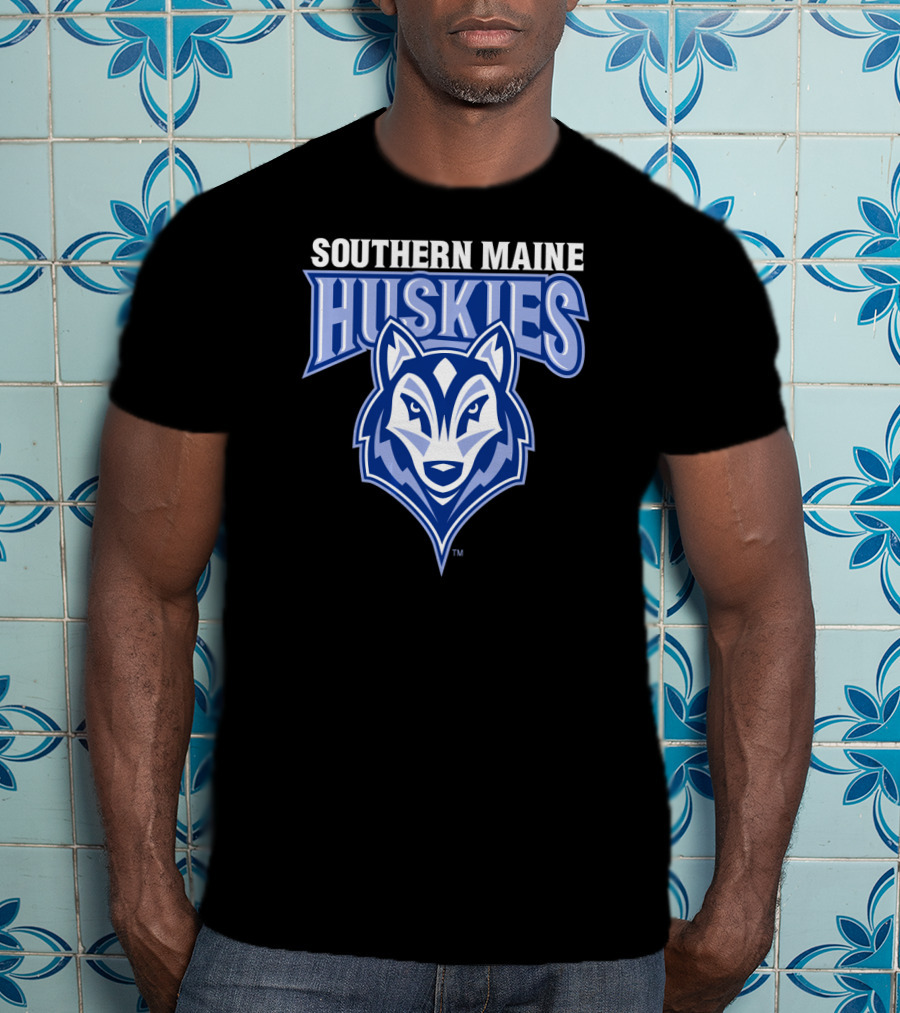 Southern Maine Huskies Logo NCAA University T-Shirt