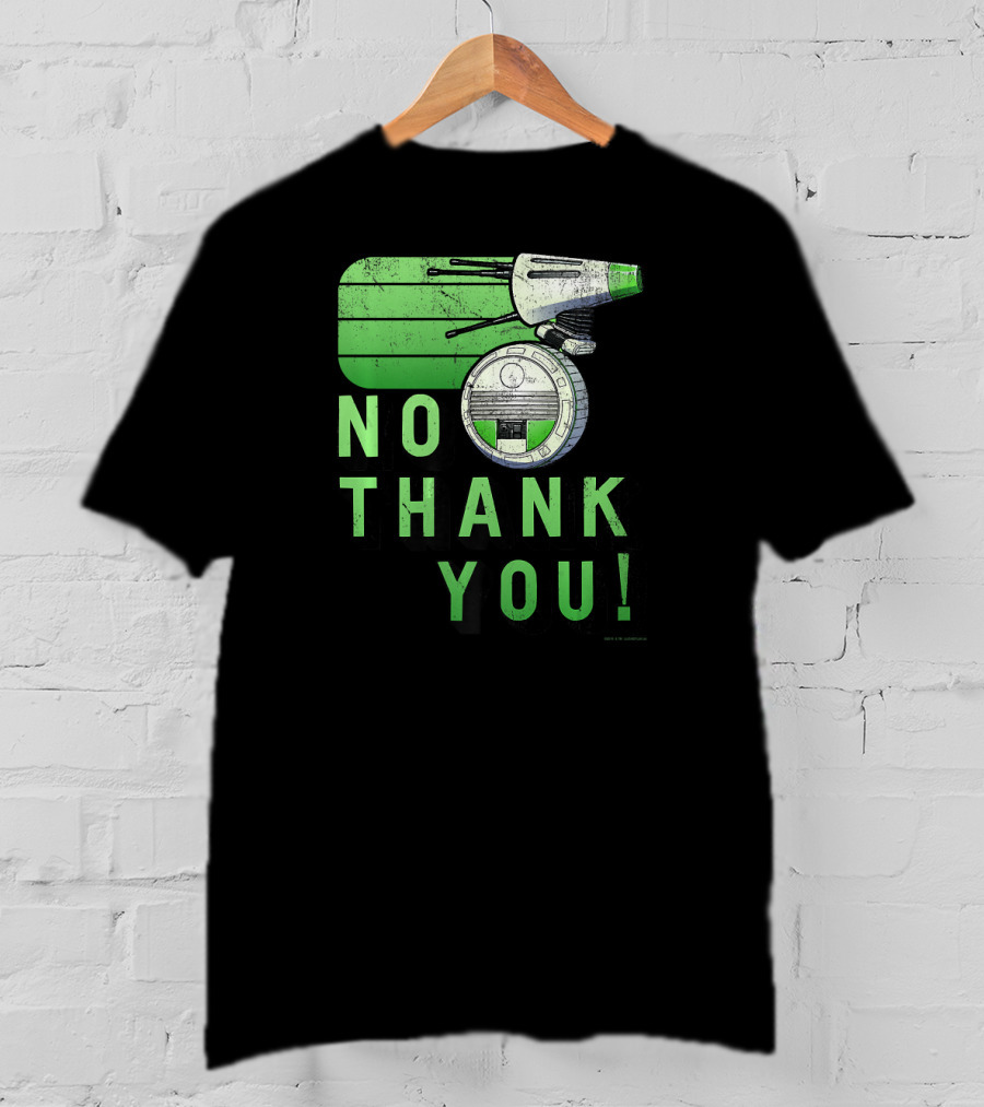 Star Wars The Rise Of Skywalker D O No Thank You Droid T-Shirt