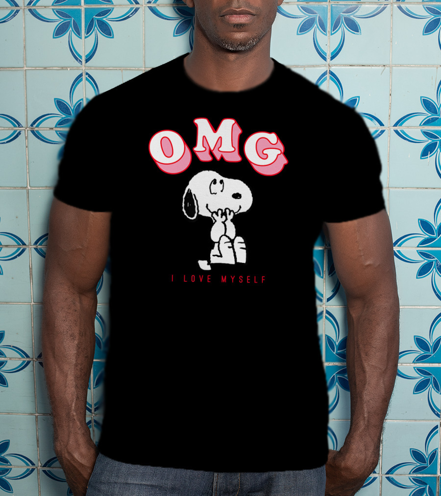 OMG Snoopy I Love Myself Peanuts Valentine T-Shirt