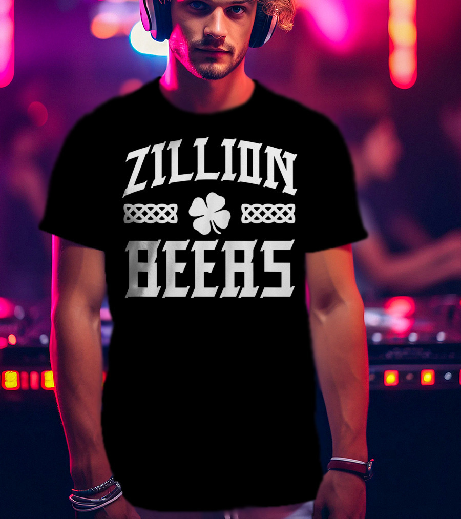 Zillion Beers St Patrick's Day Clover Celtic Knot T-Shirt