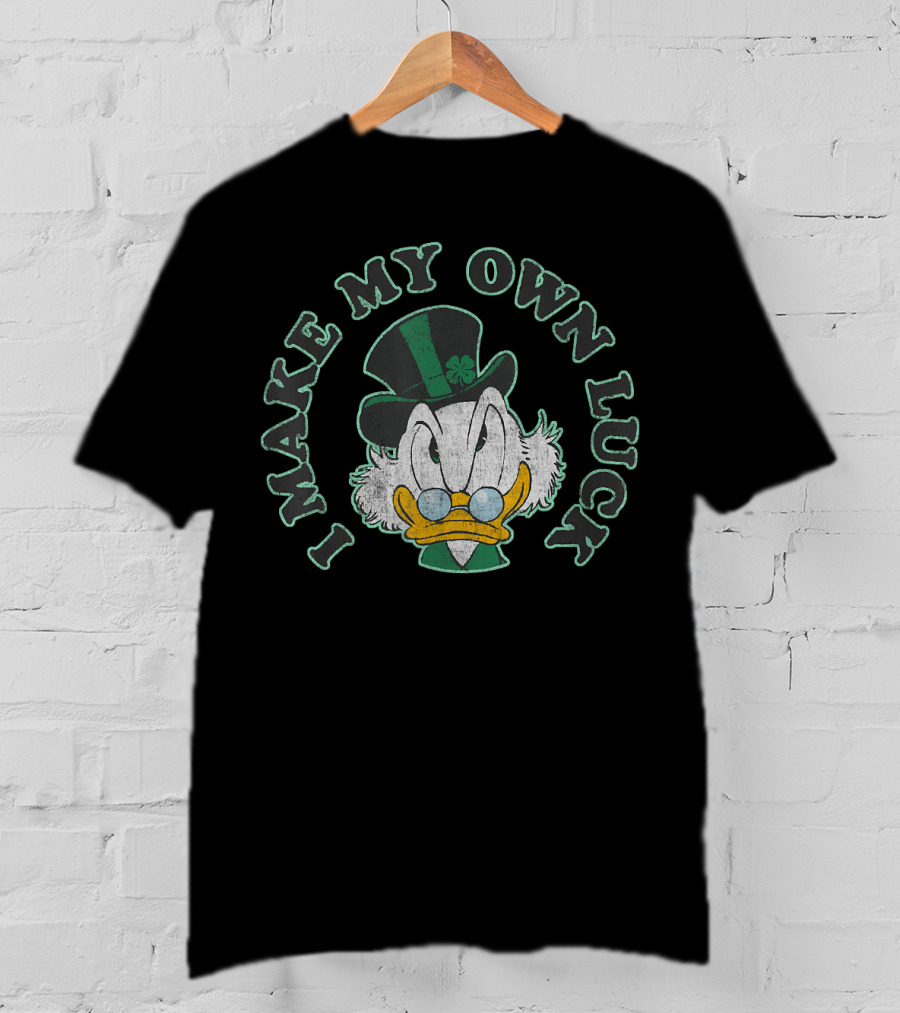 Disney Scrooge McDuck I Make My Own Luck T-Shirt