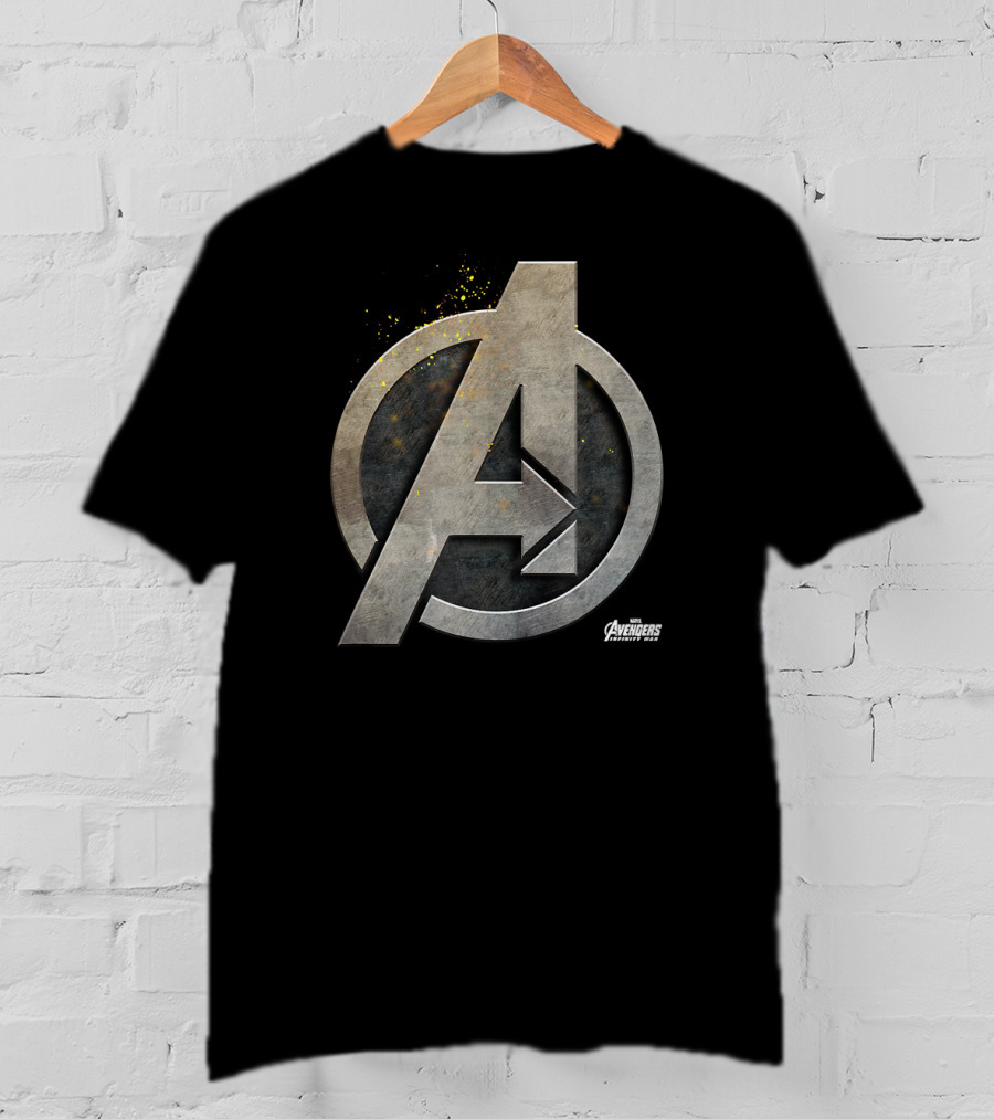 Avengers Infinity War Steel A Symbol Marvel T-Shirt