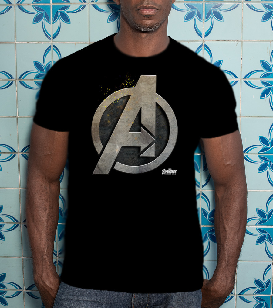 Avengers Infinity War Steel A Symbol Marvel T-Shirt