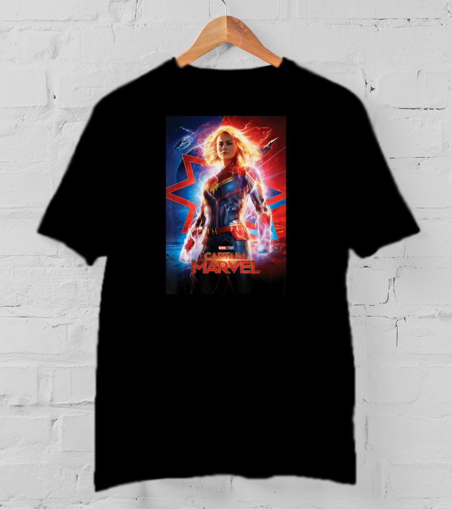 Captain Marvel Marvel Studios Suited Up Heroic Stance T-Shirt