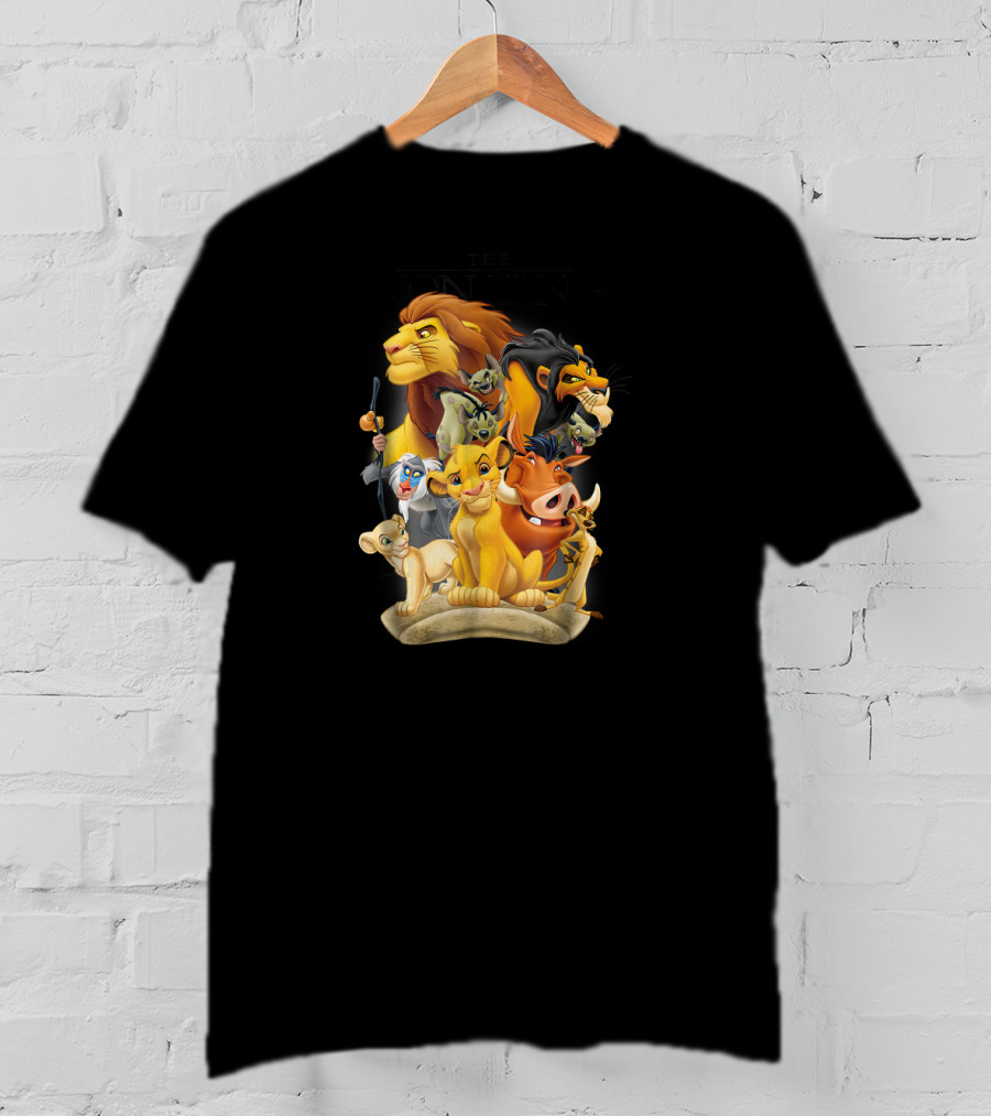 Lion King Simba Nala Timon Pumbaa Rafiki Scar Pride Land Characters T-Shirt