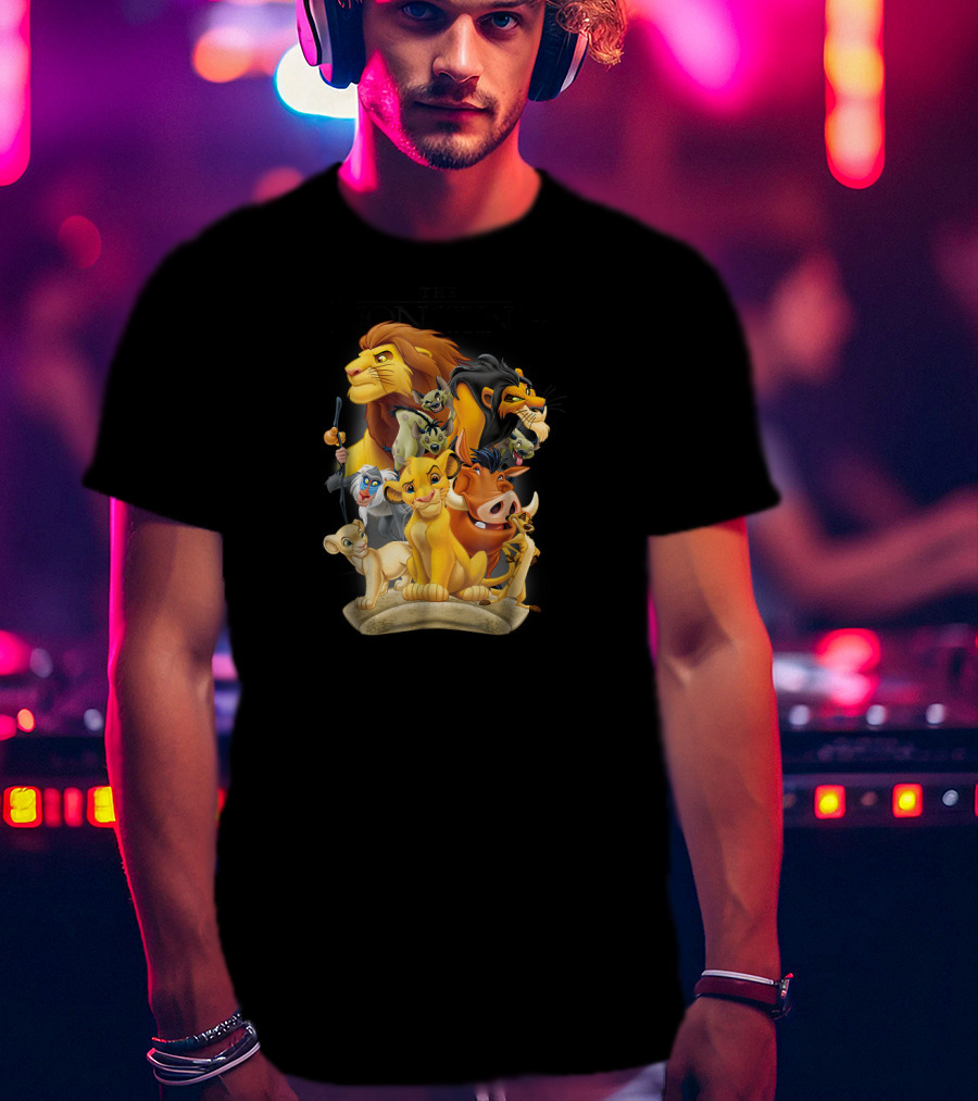 Lion King Simba Nala Timon Pumbaa Rafiki Scar Pride Land Characters T-Shirt