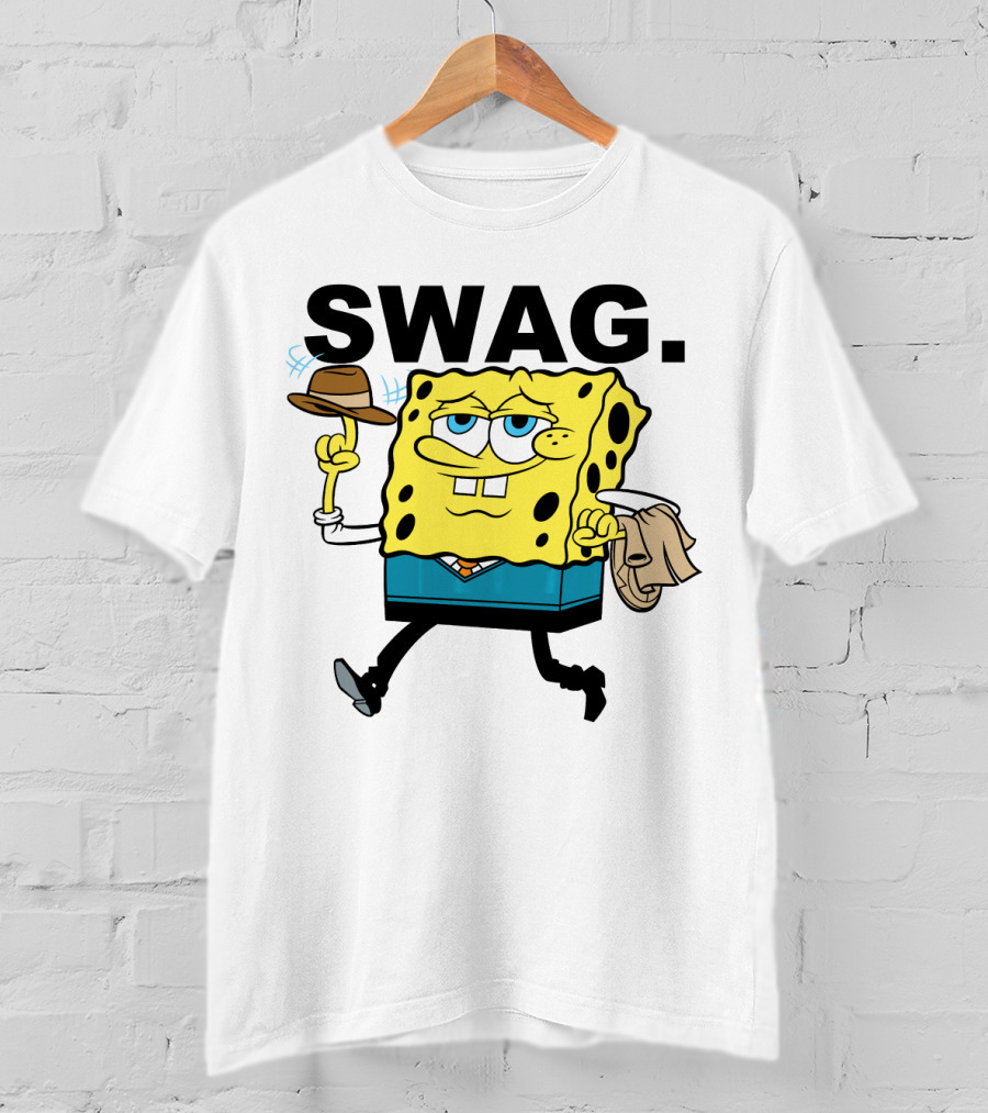 SpongeBob SquarePants Swag Fedora T-Shirt