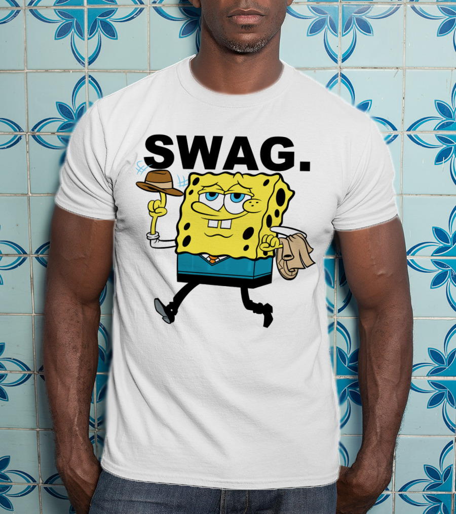 SpongeBob SquarePants Swag Fedora T-Shirt