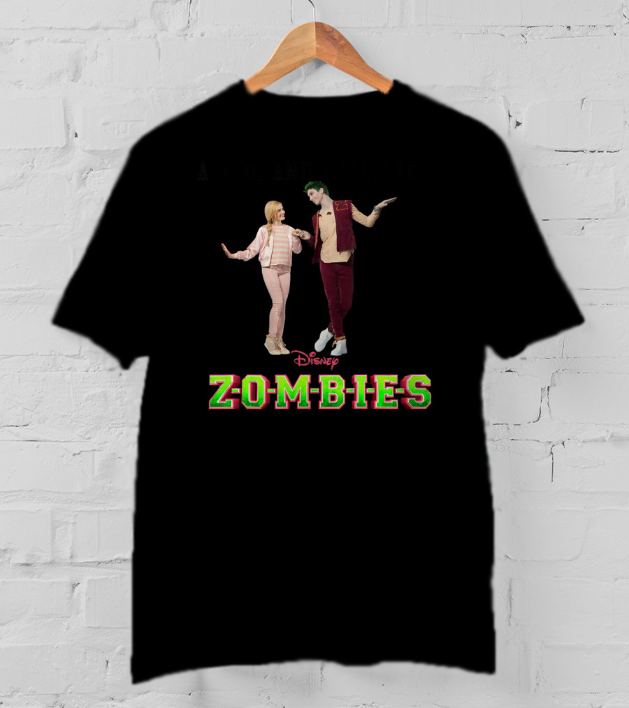 Disney Zombies A Girl And A Zombie T-Shirt