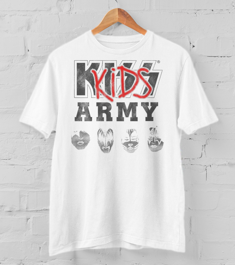 KISS Kids Army Faces T-Shirt