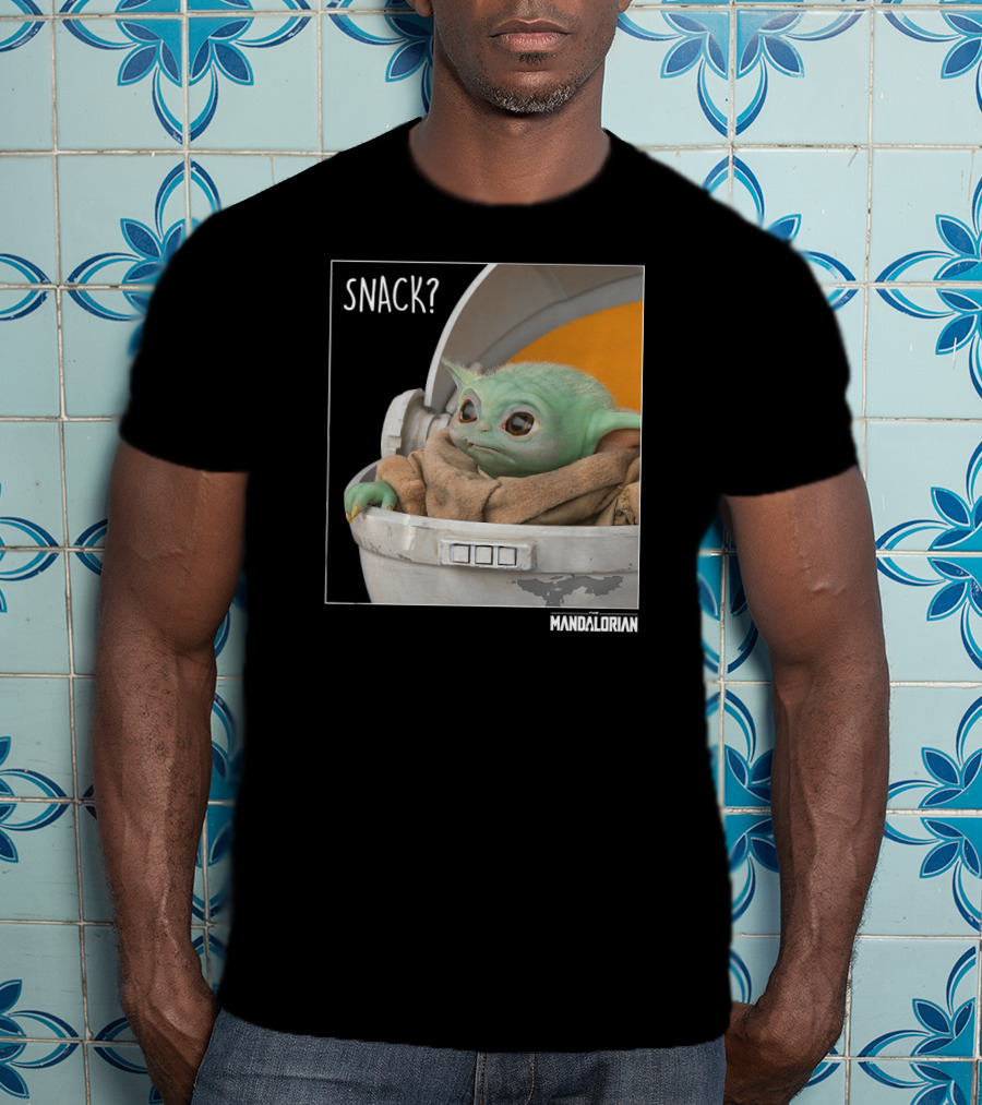 Star Wars The Mandalorian Snack Time The Child In Pod T-Shirt