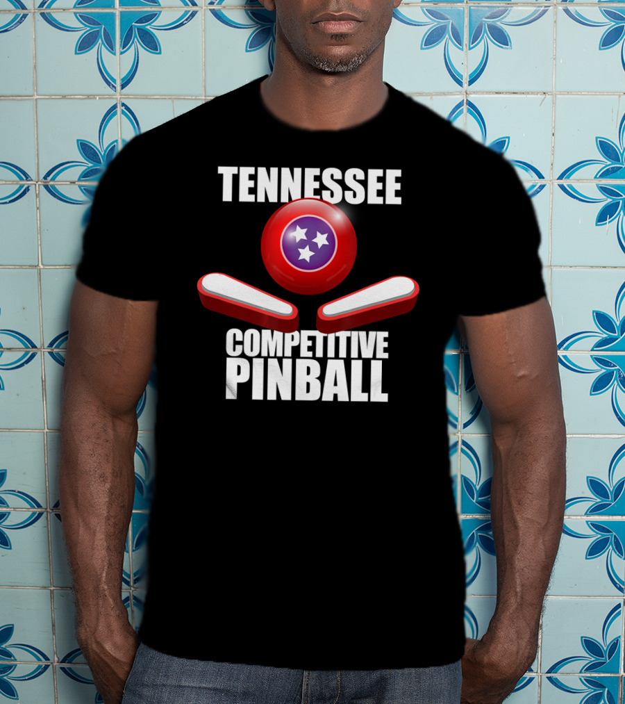 Tennessee Competitive Pinball Stars And Flippers T-Shirt