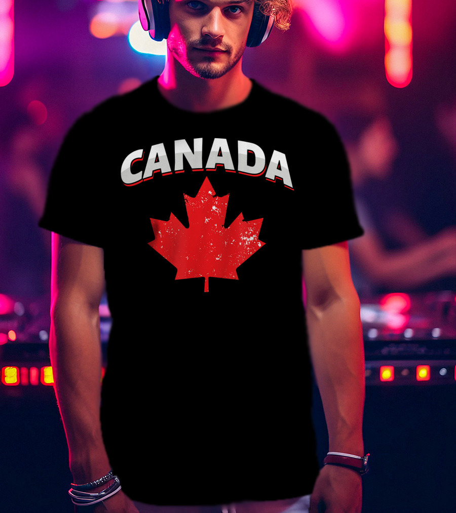 Canadian Maple Leaf Canada Patriotic Toronto Vancouver T-Shirt