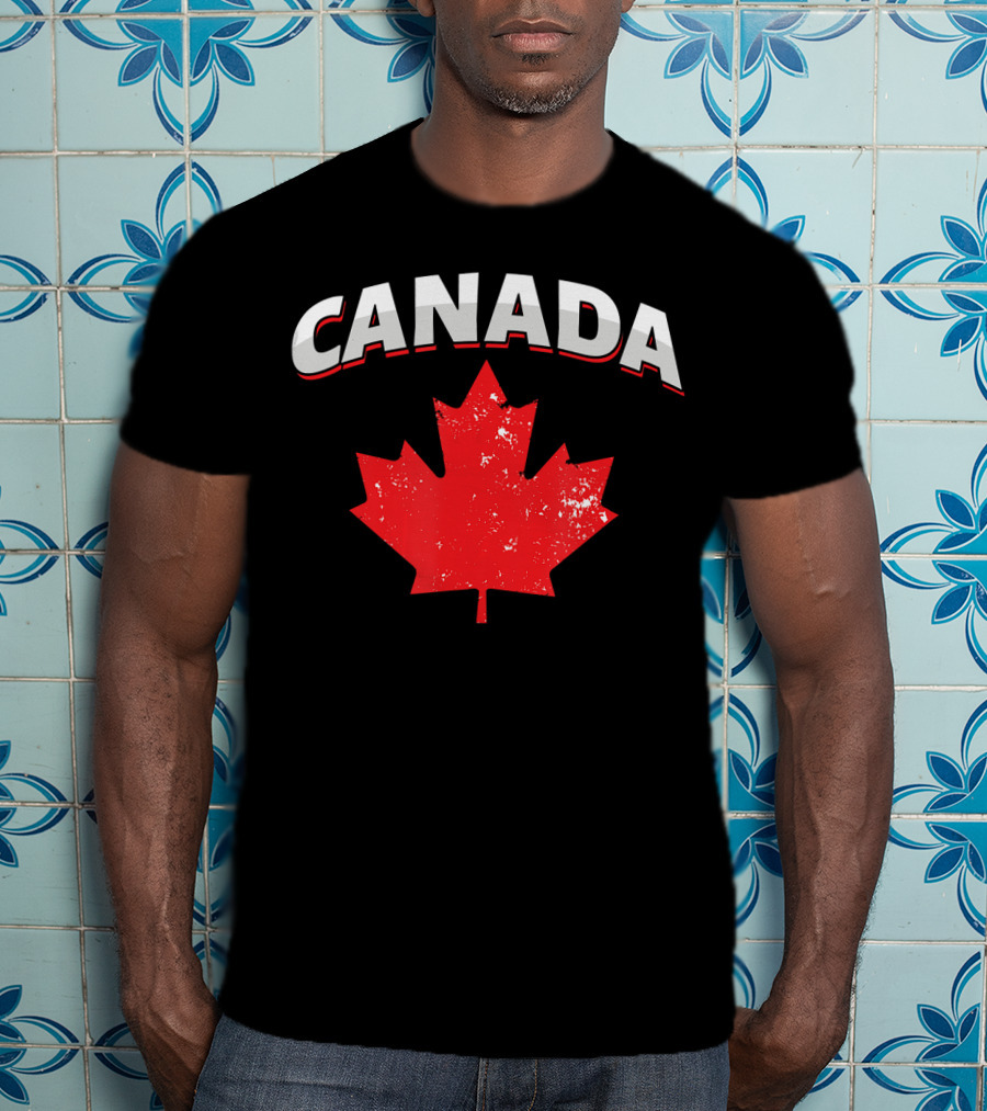 Canadian Maple Leaf Canada Patriotic Toronto Vancouver T-Shirt