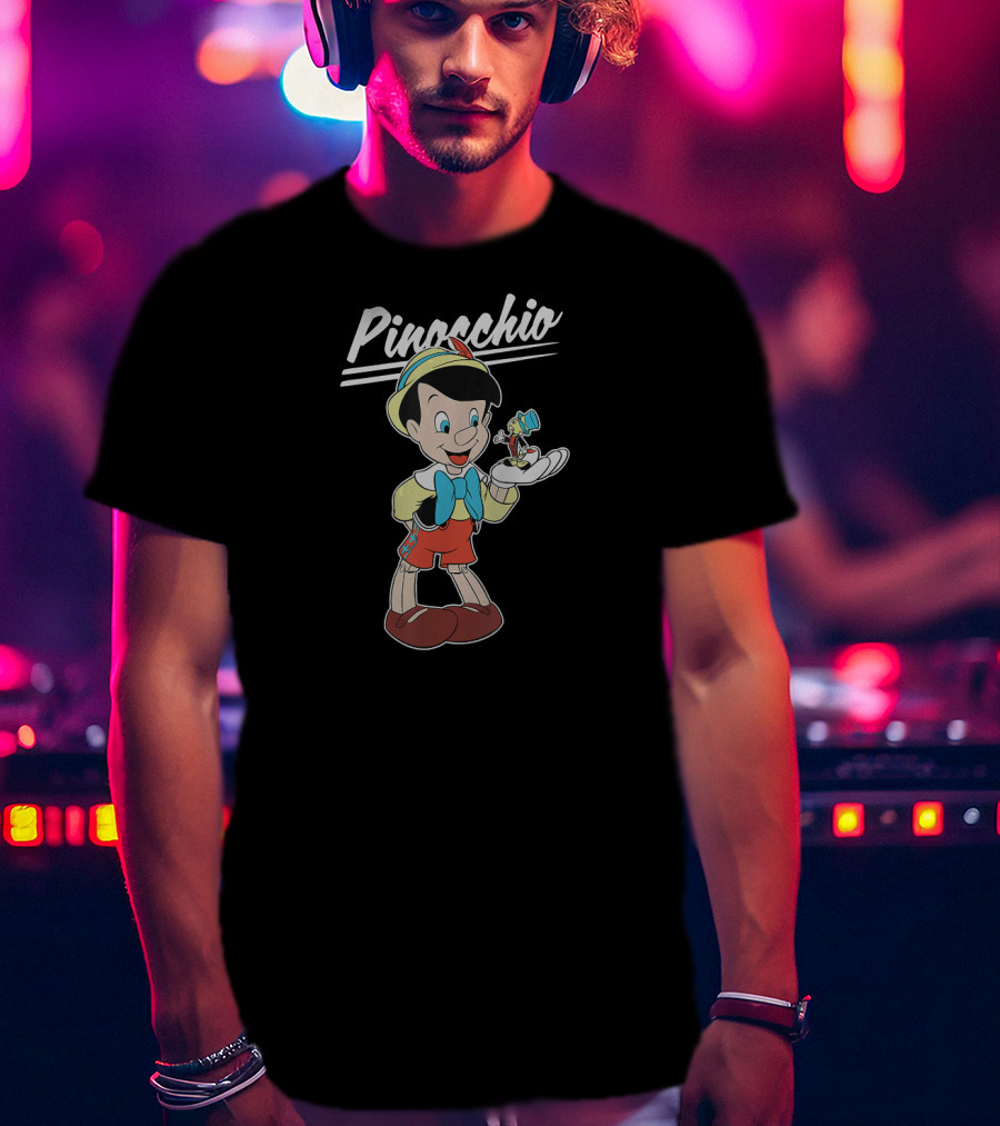 Disney Pinocchio Jiminy Cricket Classic Character T-Shirt
