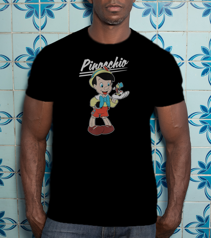 Disney Pinocchio Jiminy Cricket Classic Character T-Shirt
