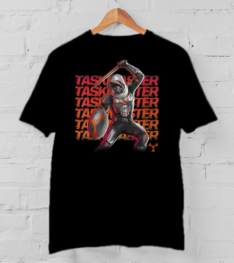 Taskmaster Marvel Black Widow Stack T-Shirt