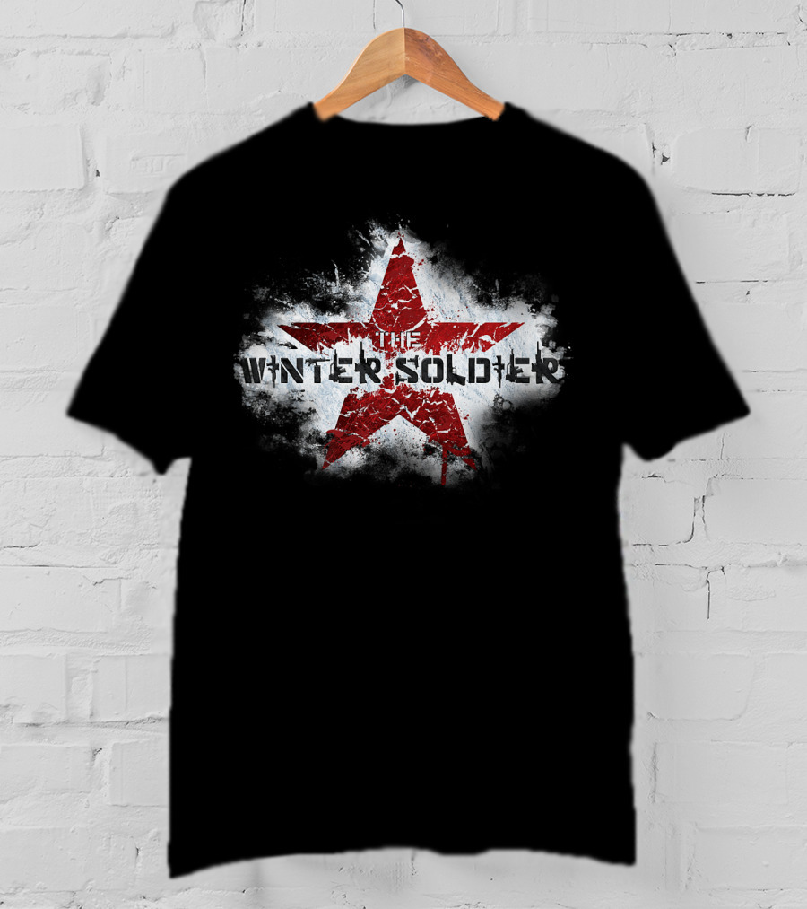 Marvel Captain America The Winter Soldier Red Star Emblem T-Shirt