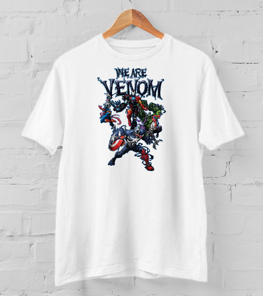 We Are Venom Marvel Spider Man Maximum Venom Group Shot Characters T-Shirt