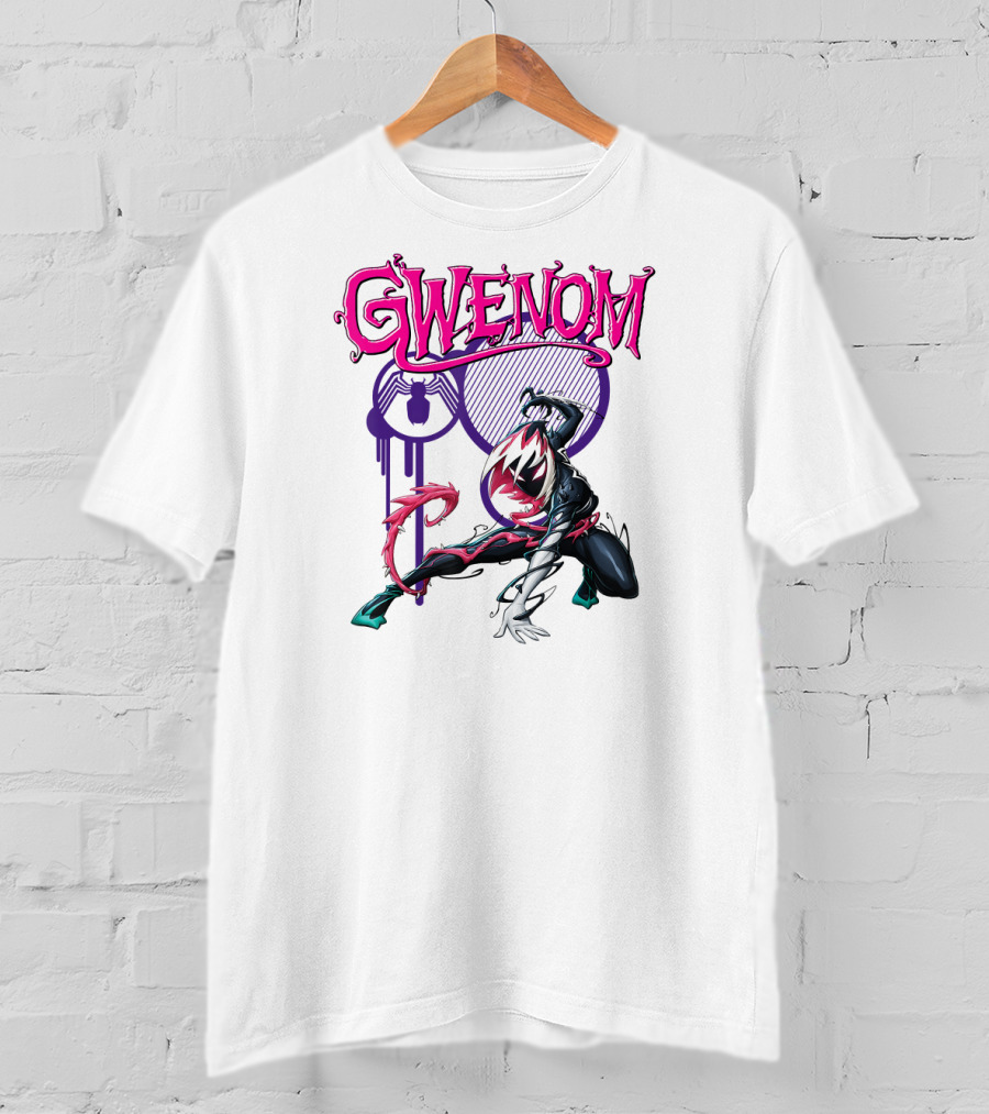 Marvel Spider-Man Maximum Venom Gwenom Dynamic Pose T-Shirt