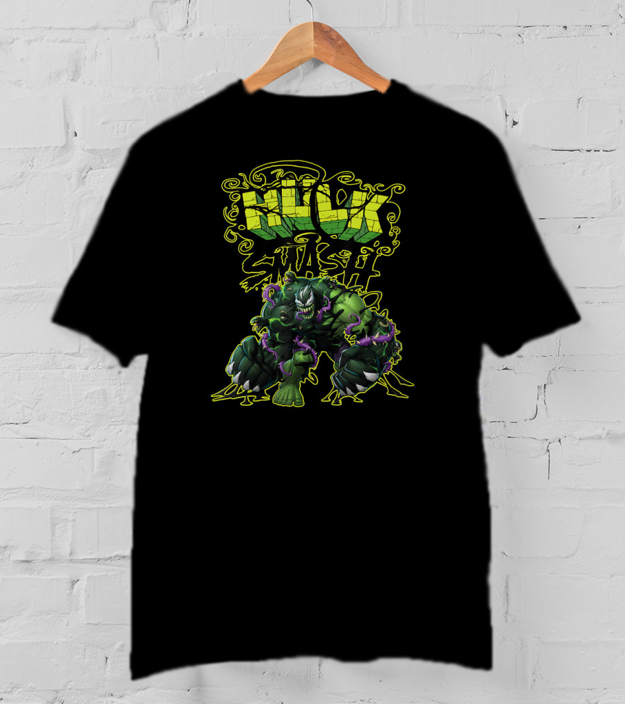 Marvel Spider Man Maximum Venom Hulk Smash Venomized Hulk T-Shirt