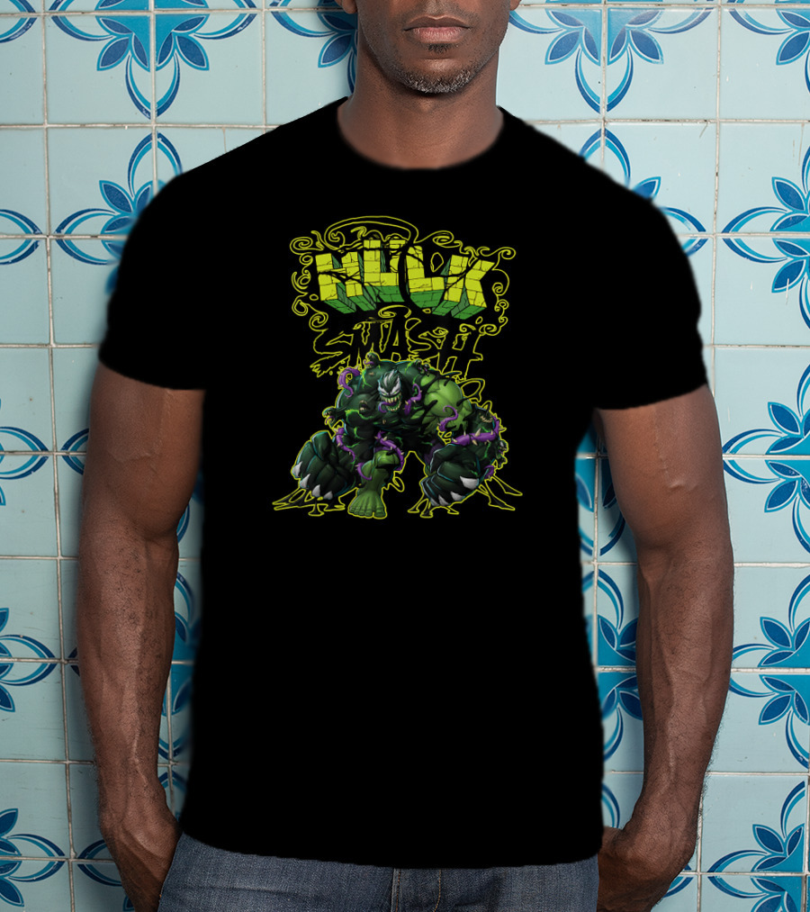 Marvel Spider Man Maximum Venom Hulk Smash Venomized Hulk T-Shirt