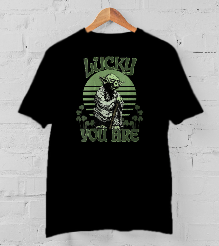 Star Wars Yoda Lucky You Are St. Patrick's Day T-Shirt