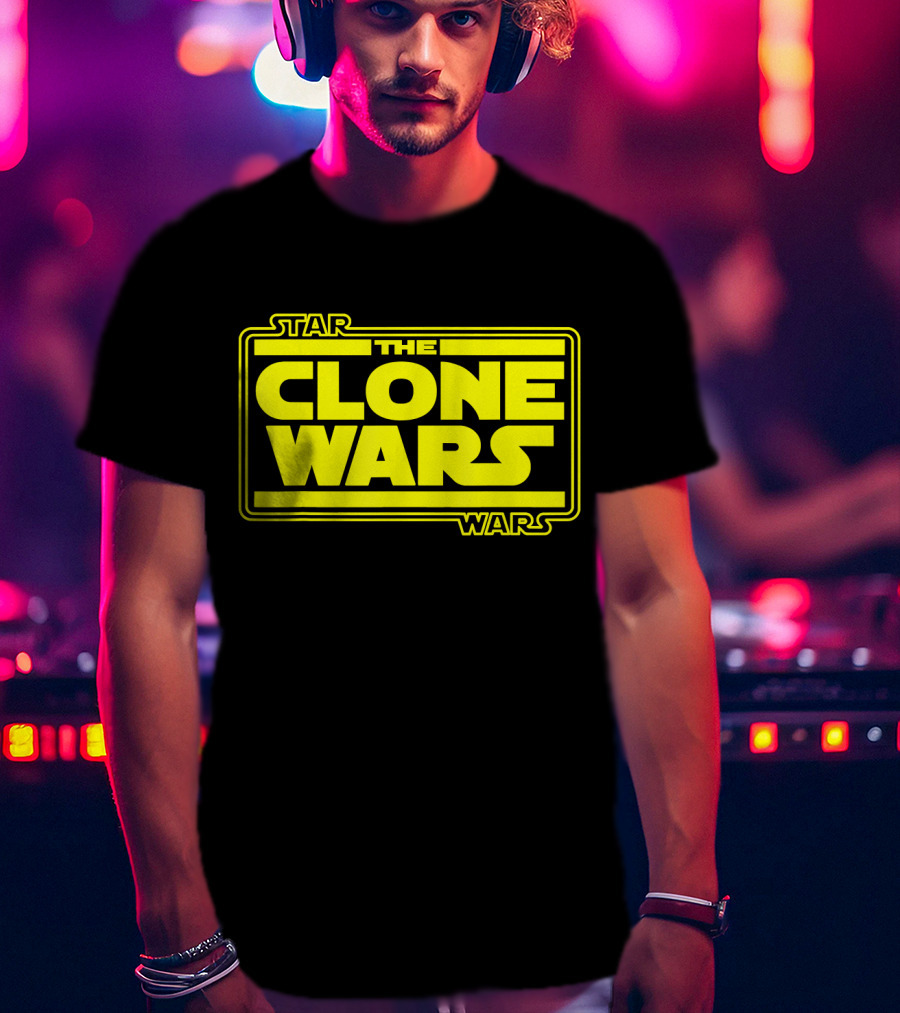 Star Wars The Clone Wars Yellow T-Shirt