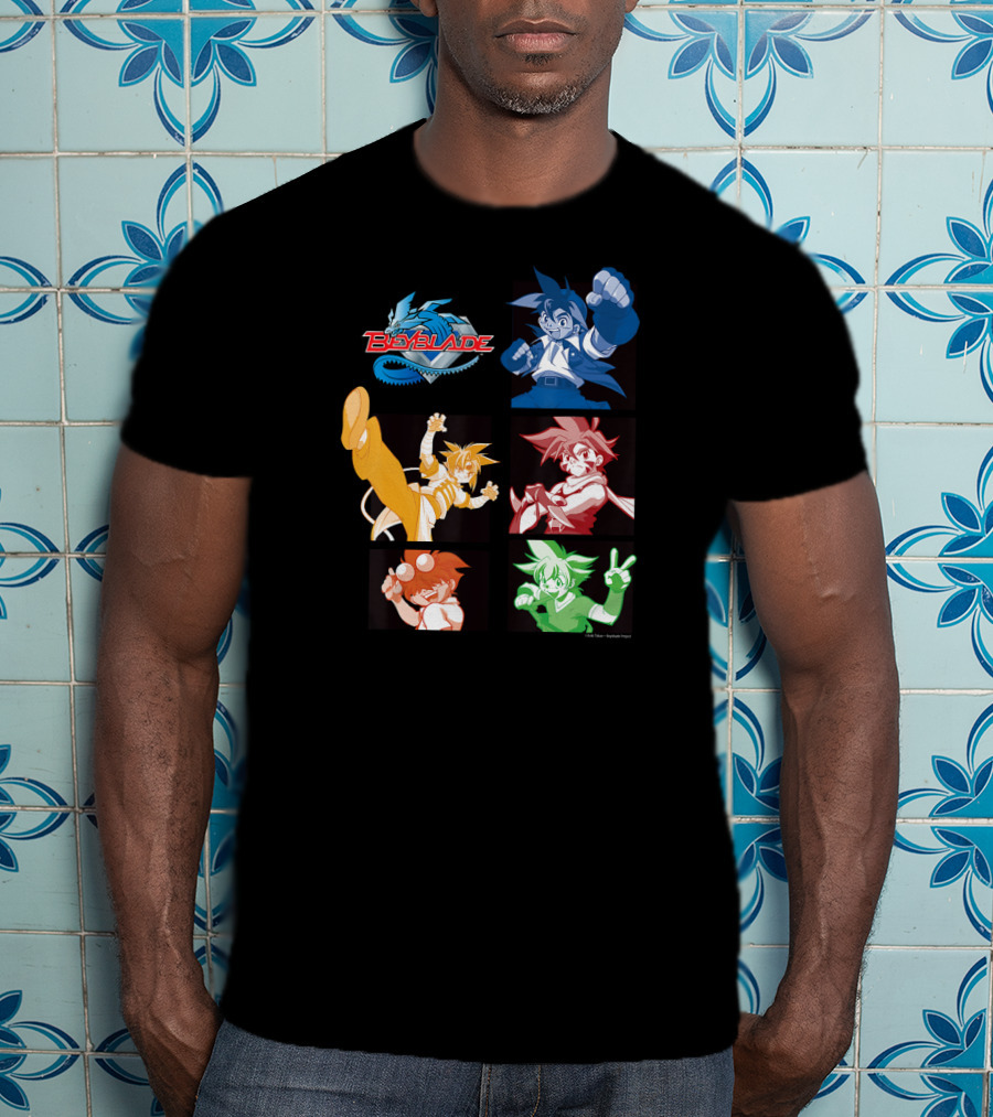 BEYBLADE GENERATION 1 BLADEBREAKERS MONO DARK DRAGON T-Shirt