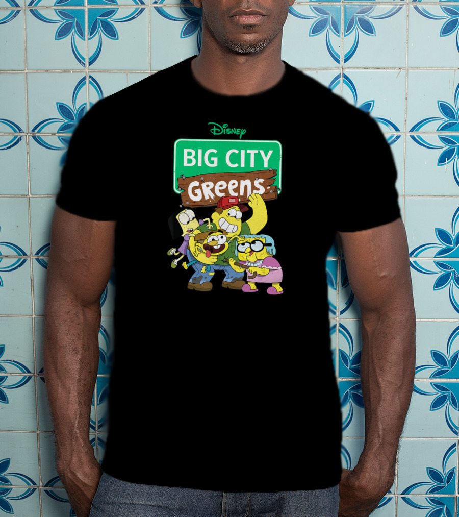 Disney Channel Big City Greens Characters Group Hug T-Shirt