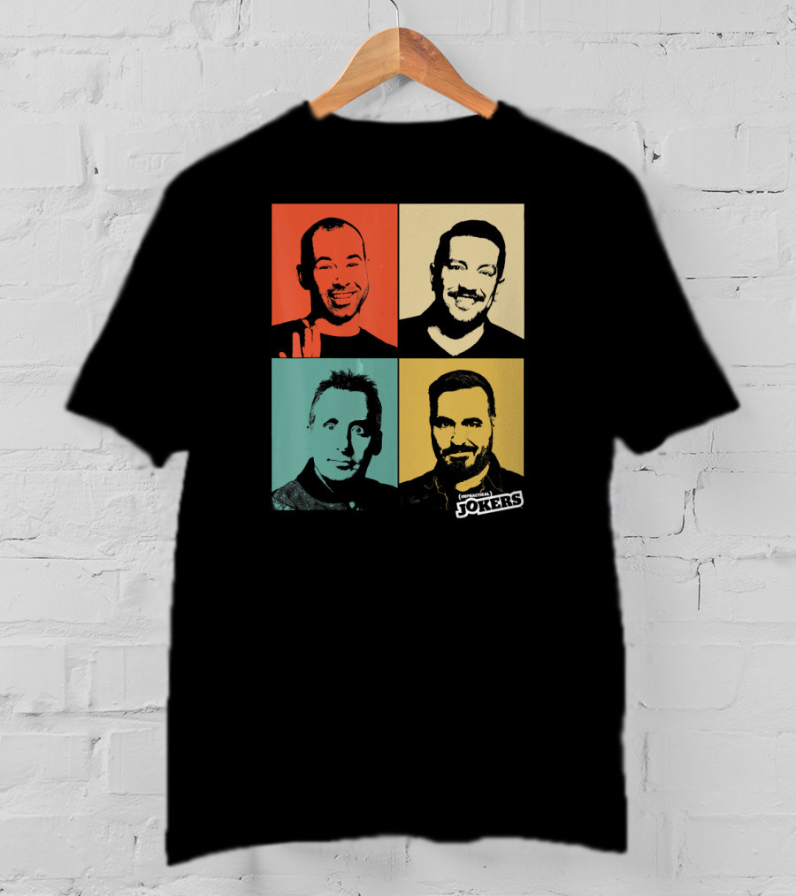 Impractical Jokers Colorful Pop Art Style Portraits T-Shirt