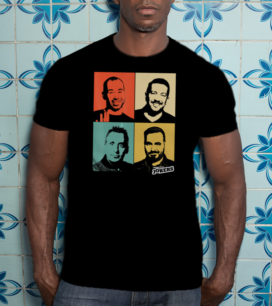 Impractical Jokers Colorful Pop Art Style Portraits T-Shirt