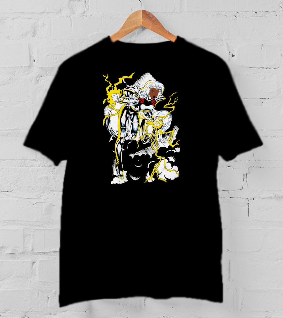 Marvel X Men Storm Lightning Action Pose T-Shirt