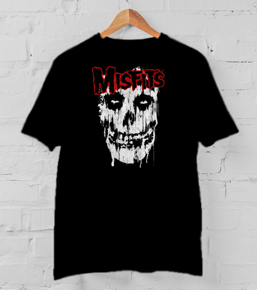 Misfits Crimson Ghost Skull Splatter T-Shirt