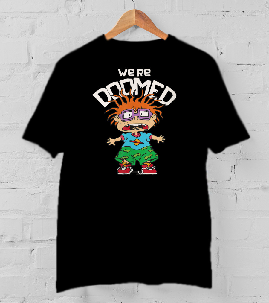Rugrats Chuckie We're Doomed Retro Nickelodeon Animation T-Shirt