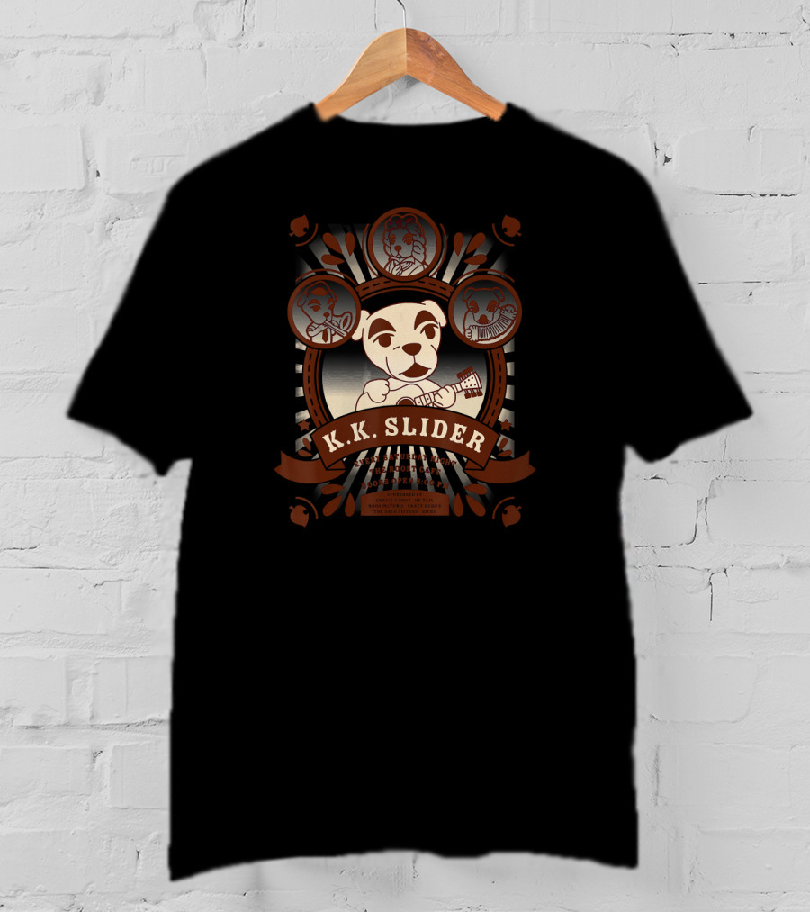 K.K. Slider Acoustics At The Roost Coffeehouse Animal Crossing Music Session T-Shirt