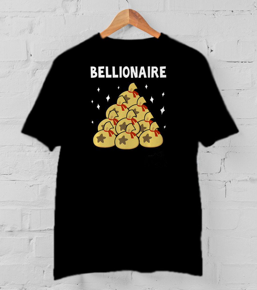 Animal Crossing New Leaf Bellionaire Money Bags T-Shirt