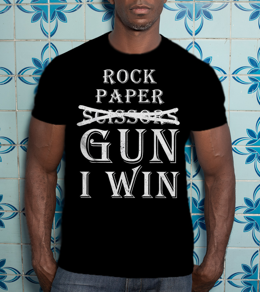 Rock Paper Gun I Win T-Shirt