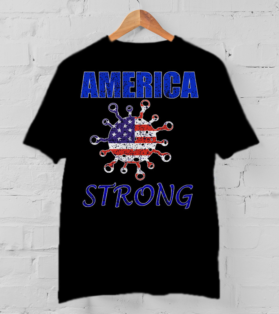 AMERICA STRONG Virus Flag Resilience T-Shirt