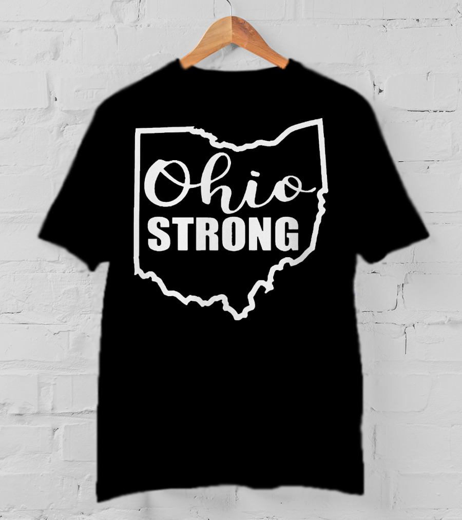 Ohio Strong State Outline Solidarity T-Shirt
