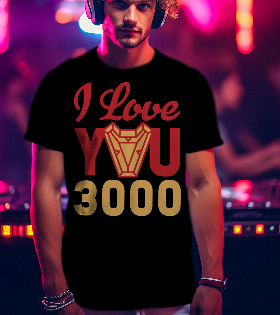 I Love You 3000 Marvel Arc Reactor T-Shirt