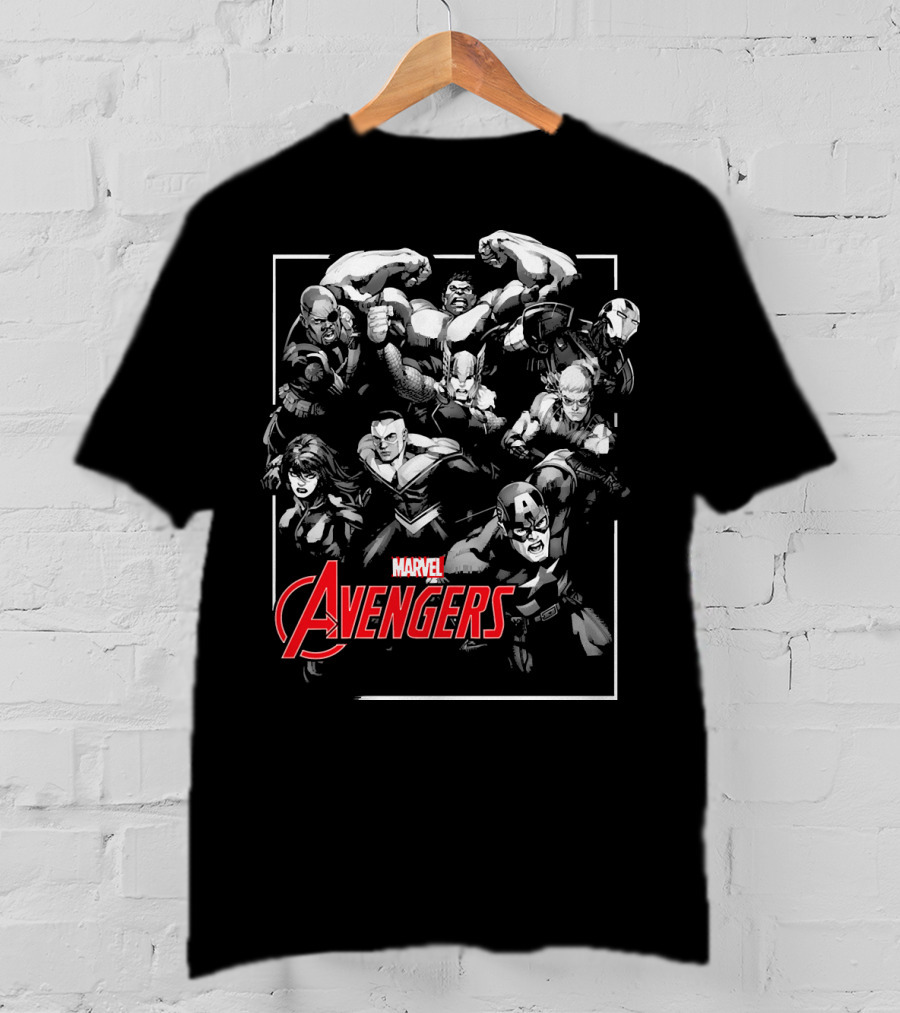 Marvel Avengers Heroes Unite Pop Out T-Shirt