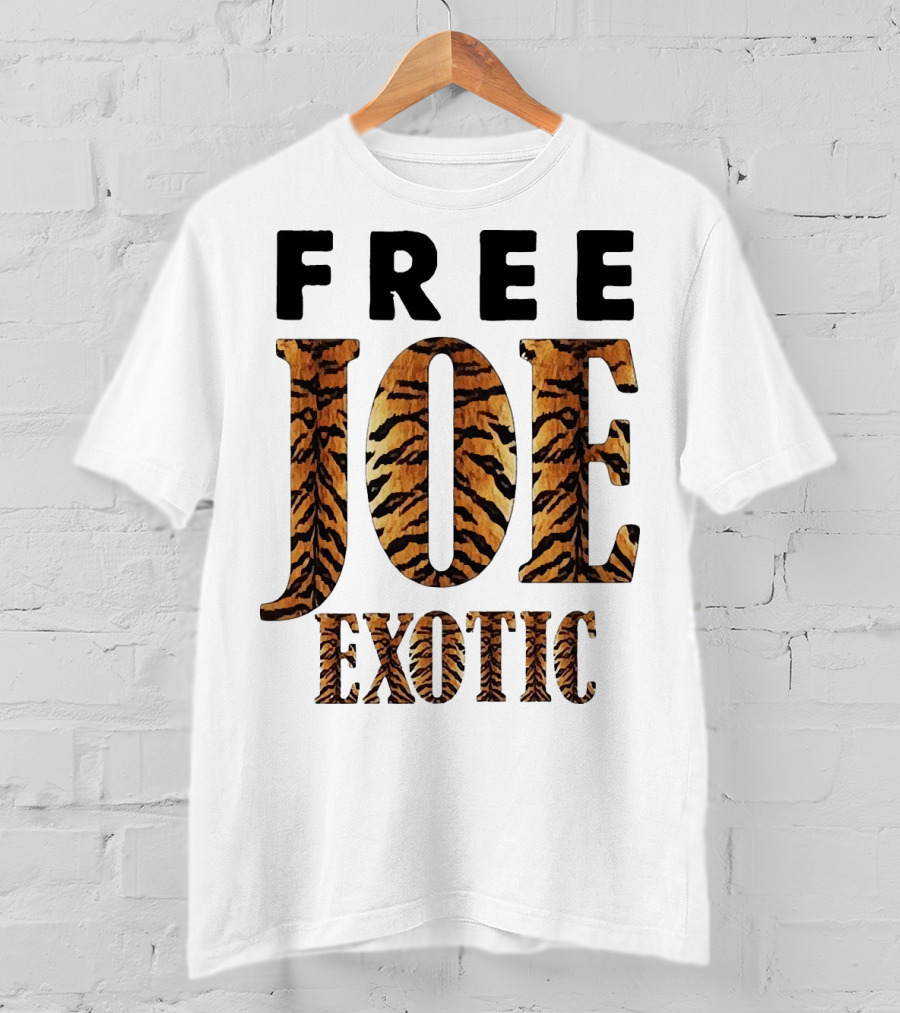 Free Joe Exotic Tiger Stripes T-Shirt