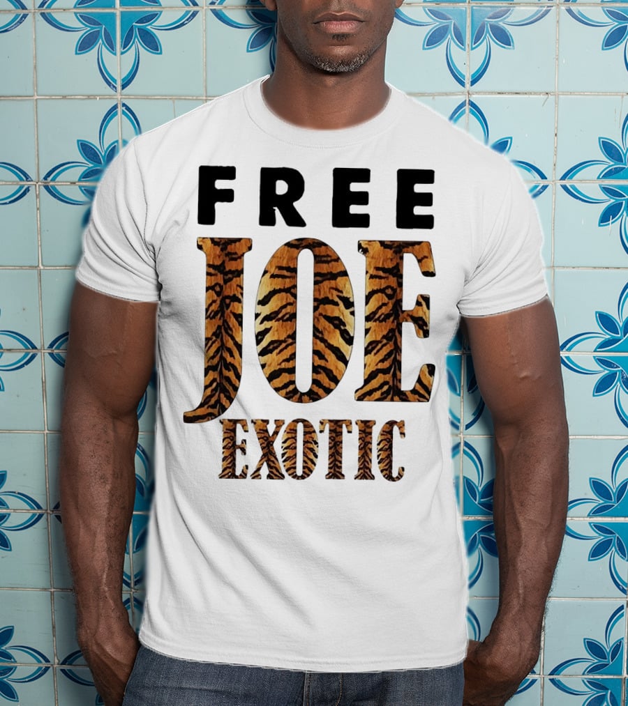 Free Joe Exotic Tiger Stripes T-Shirt