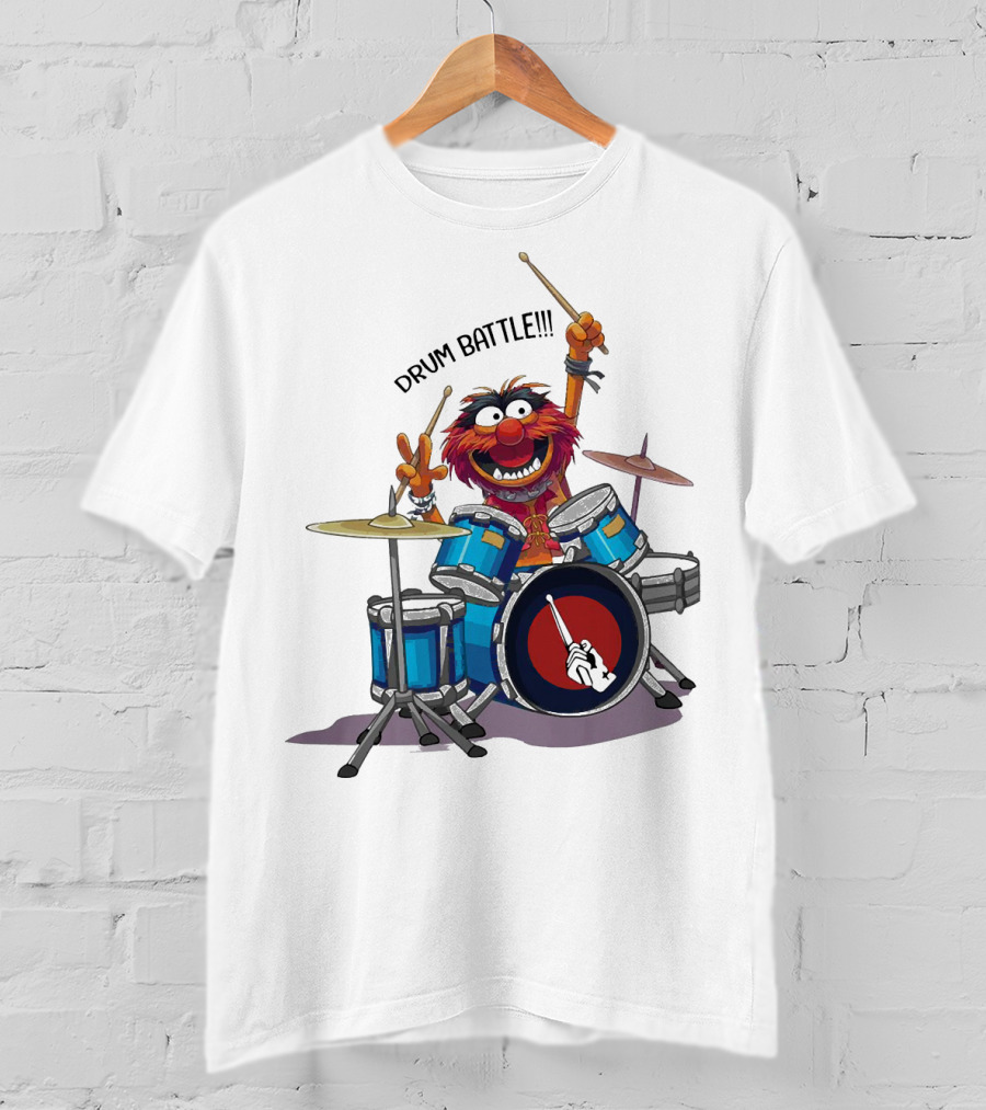 The Muppets Animal Drum Battle Iconic Drummer Scene T-Shirt