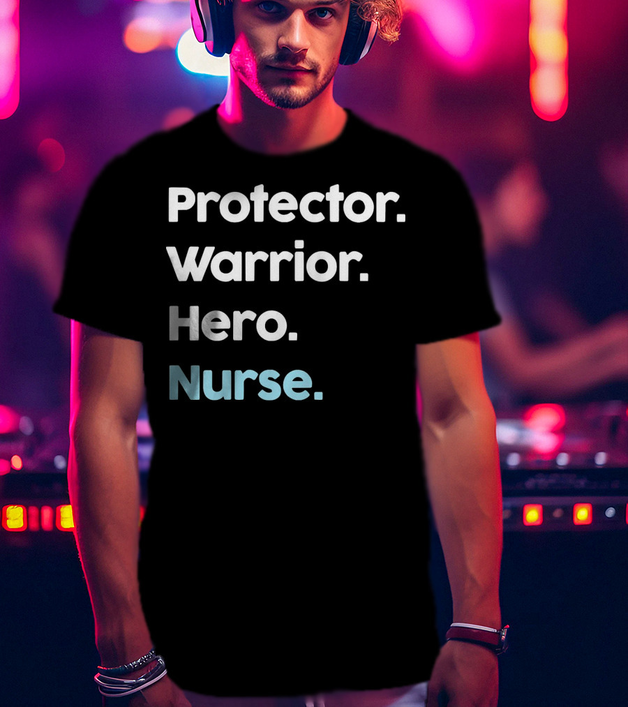 Protector Warrior Hero Nurse Classic Ladies T-Shirt