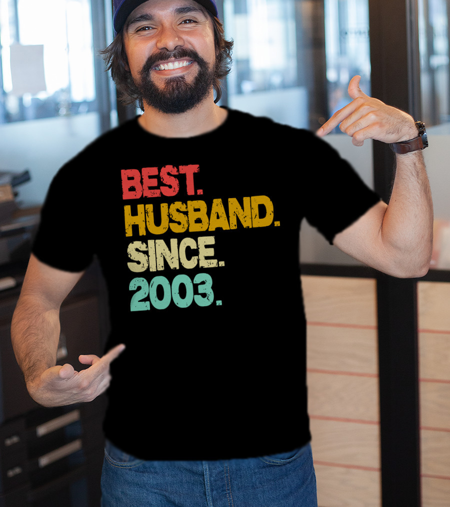 Best Husband Since 2003 Vintage T-Shirt