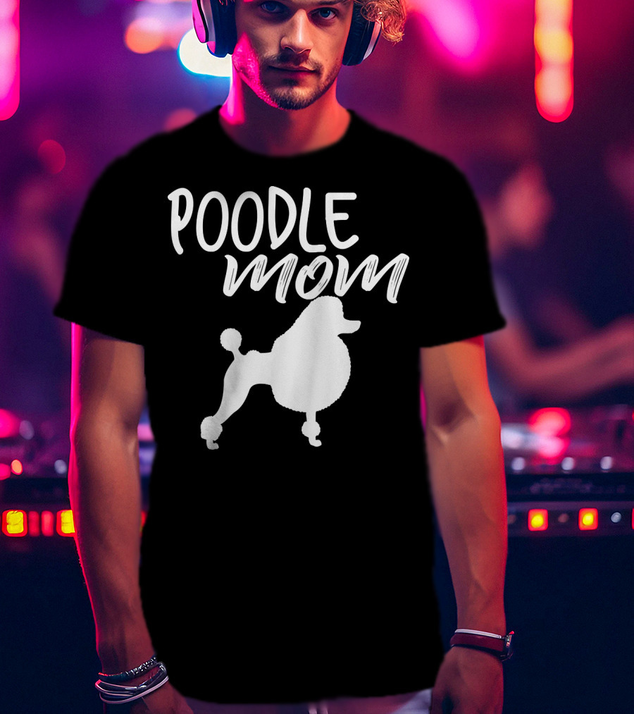 Poodle Mom Silhouette 197 T-Shirt