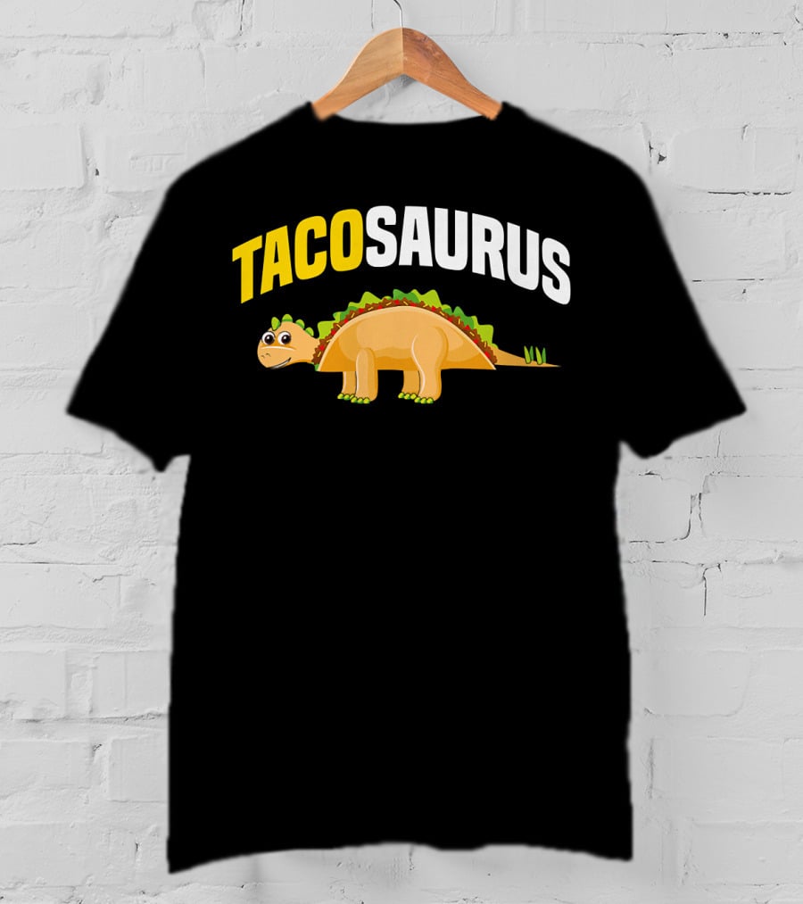 Tacosaurus Funny Dino Taco Lovers Cinco De Mayo T-Shirt