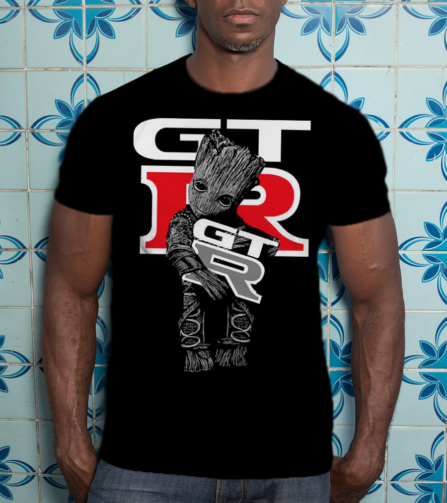Baby Groot GT-R Hug Iconic T-Shirt
